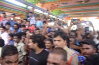 Jawaan Movie Team at Maddi Anjaneya Swamy Temple